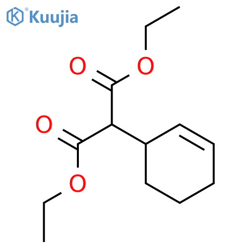 1,3-Diethyl 2-(cyclohex-2-en-1-yl)propanedioate structure
