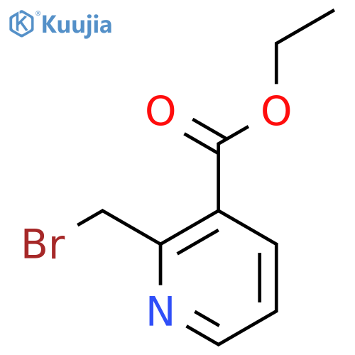 ethyl 2-(bromomethyl)pyridine-3-carboxylate structure