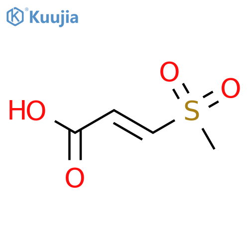 3-methanesulfonylprop-2-enoic acid structure