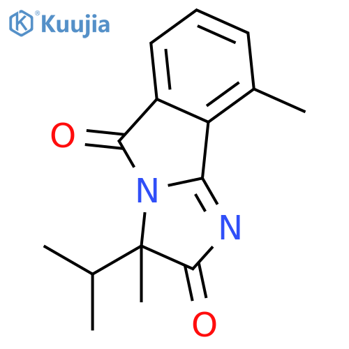 3H-Imidazo[2,1-a]isoindole-2,5-dione, 3,9-dimethyl-3-(1-methylethyl)- structure