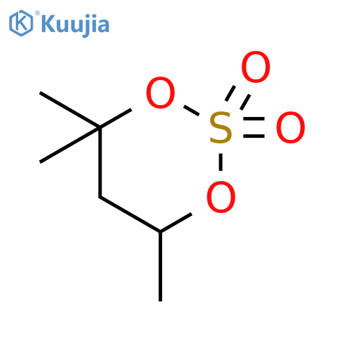 1,3,2-Dioxathiane, 4,4,6-trimethyl-, 2,2-dioxide structure