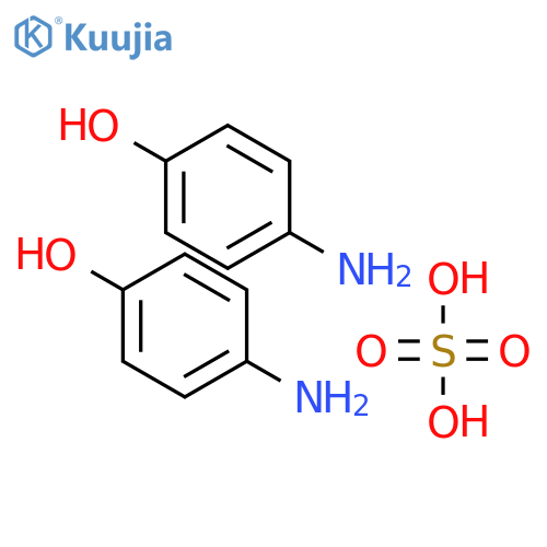 bis(4-aminophenol), sulfuric acid structure