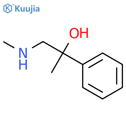 1-(methylamino)-2-phenylpropan-2-ol structure