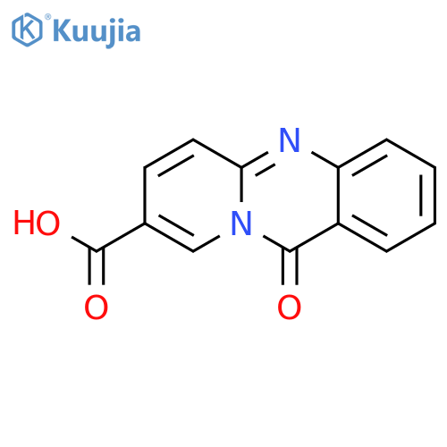 11-oxo-11H-pyrido[2,1-b]quinazoline-8-carboxylic acid structure