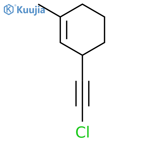 3-(Chloroethynyl)-1-methylcyclohex-1-ene structure
