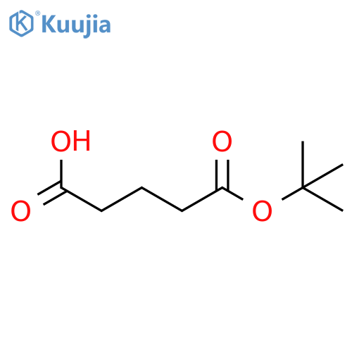 5-Tert-butoxy-5-oxopentanoic acid structure