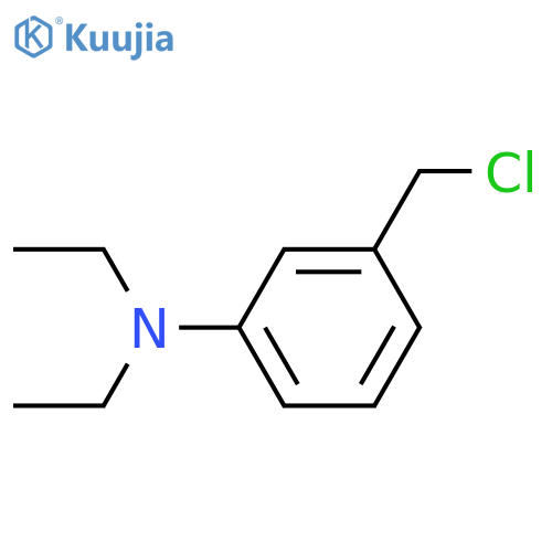 Benzenamine, 3-(chloromethyl)-N,N-diethyl- structure