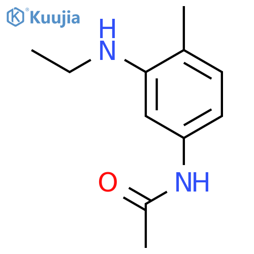 Acetamide,N-[3-(ethylamino)-4-methylphenyl]- structure