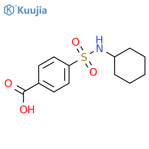 4-(Cyclohexylsulfamoyl)benzoic acid structure