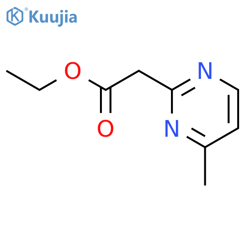 4-methyl-2-Pyrimidineacetic acid ethyl ester structure