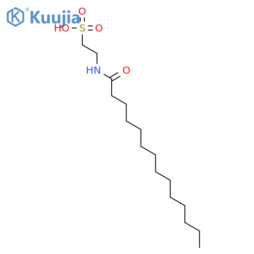 Ethanesulfonic acid, 2-[(1-oxotetradecyl)amino]- structure
