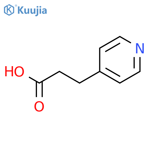 3-(Pyridin-4-yl)propanoic acid structure