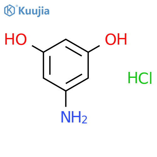 5-Aminobenzene-1,3-diol hydrochloride structure