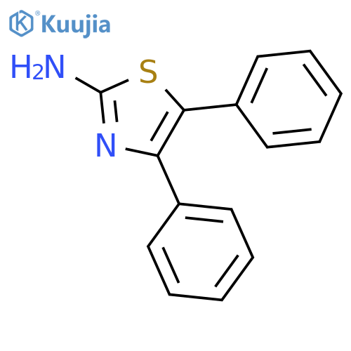 diphenyl-1,3-thiazol-2-amine structure