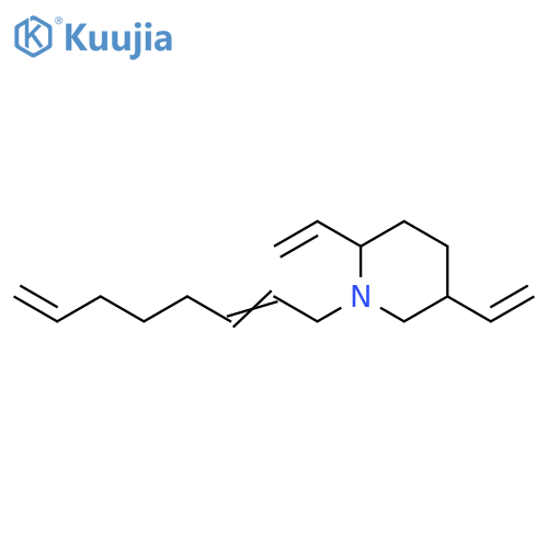 Piperidine, 2,5-diethenyl-1-(2,7-octadienyl)- structure