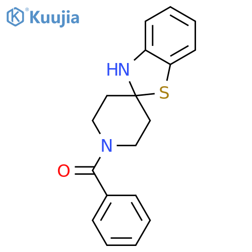 SPIRO[BENZOTHIAZOLE-2(3H),4'-PIPERIDINE], 1'-BENZOYL- structure