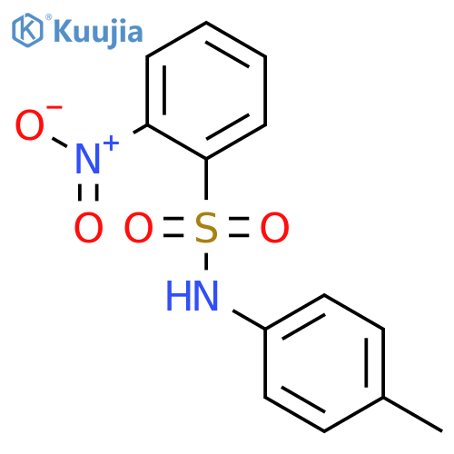 BENZENESULFONAMIDE, N-(4-METHYLPHENYL)-2-NITRO- structure