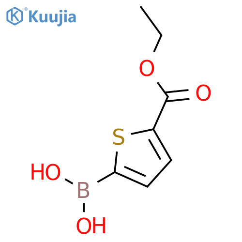 5-ETHOXYCARBONYLTHIOPHEN-2-BORONIC ACID structure