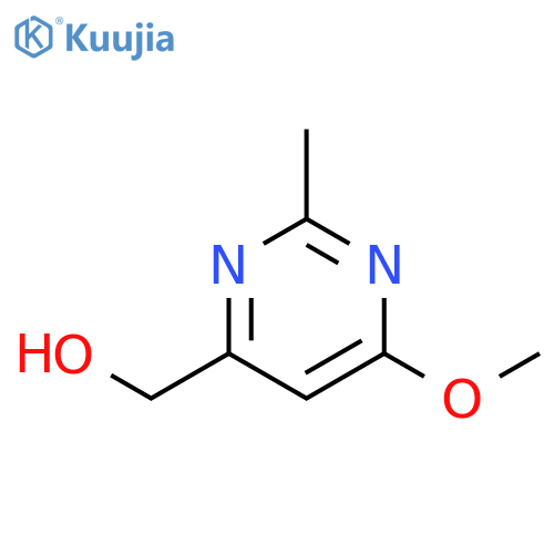 4-PYRIMIDINEMETHANOL, 6-METHOXY-2-METHYL- structure