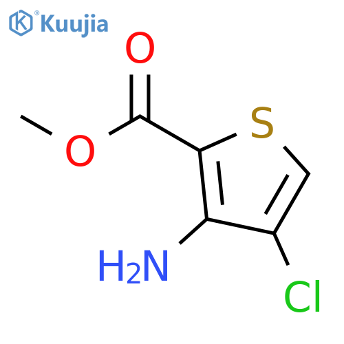 methyl 3-amino-4-chlorothiophene-2-carboxylate structure