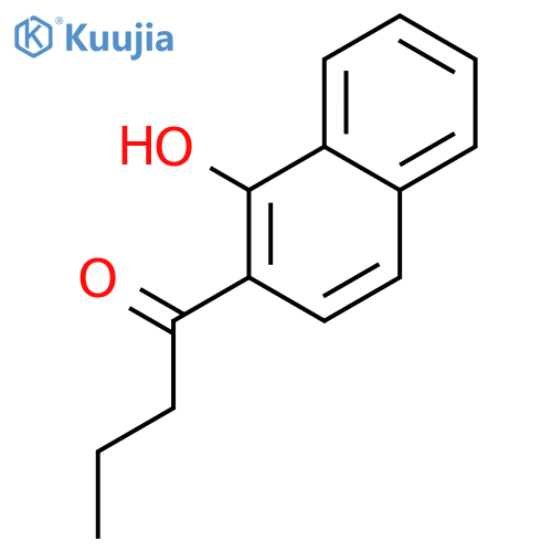 1-Butanone,1-(1-hydroxy-2-naphthalenyl)- structure
