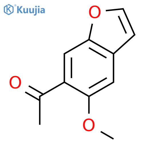 1-(5-methoxy-1-benzofuran-6-yl)ethan-1-one structure