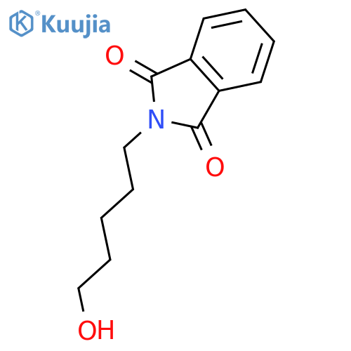 2-(5-hydroxypentyl)isoindoline-1,3-dione structure