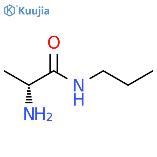 (2R)-2-amino-N-propylpropanamide structure