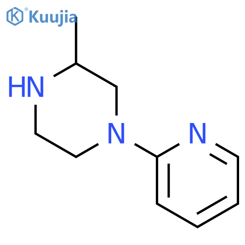 3-methyl-1-pyridin-2-yl-piperazine structure