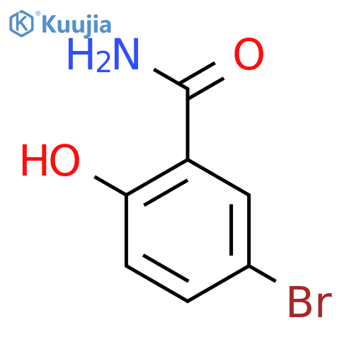 5-Bromosalicylamide structure