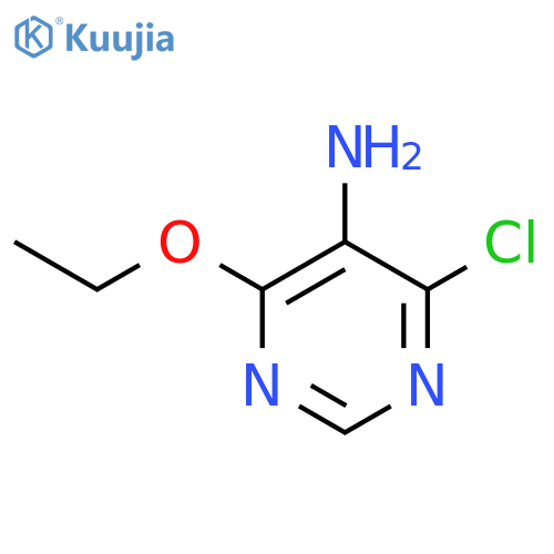 4-chloro-6-ethoxypyrimidin-5-amine structure