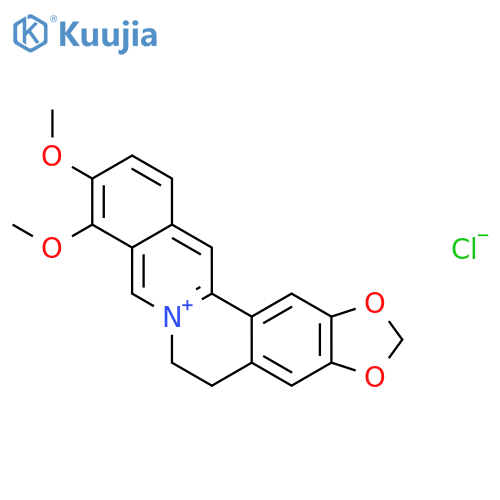 Berberine chloride structure