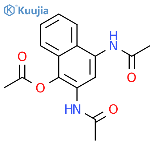 Acetamide,N,N'-(4-hydroxy-1,3-naphthylene)bis-, acetate (ester) (8CI) structure