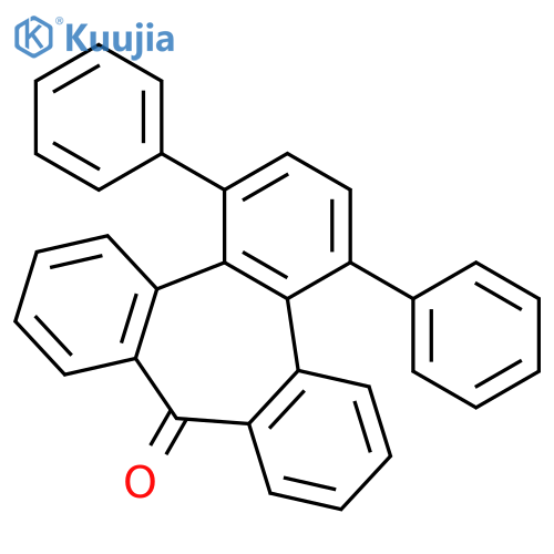 9H-Tribenzo[a,c,e]cyclohepten-9-one, 1,4-diphenyl- structure