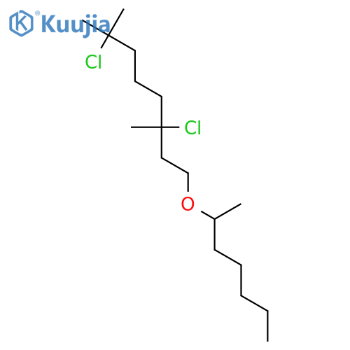 Octane, 3,7-dichloro-1-(sec-heptyloxy)-3,7-dimethyl- structure