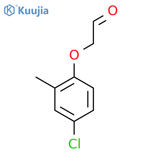 2-(4-chloro-2-methylphenoxy)acetaldehyde structure