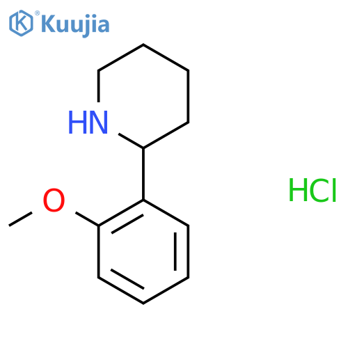 2-(2-Methoxyphenyl)piperidinehydrochloride structure