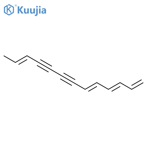 (3E,5Z,11E)-1,3,5,11-Tridecatetraene-7,9-diyne structure