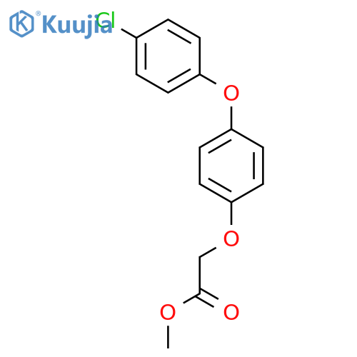 ACETIC ACID, [4-(4-CHLOROPHENOXY)PHENOXY]-, METHYL ESTER structure