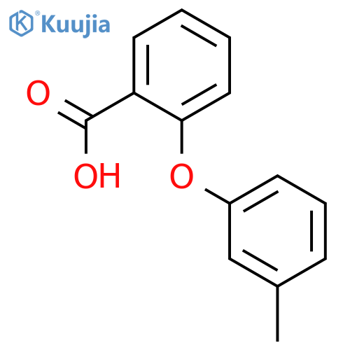 2-(3-methylphenoxy)benzoic acid structure