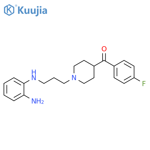 Methanone,[1-[3-[(2-aminophenyl)amino]propyl]-4-piperidinyl](4-fluorophenyl)- structure