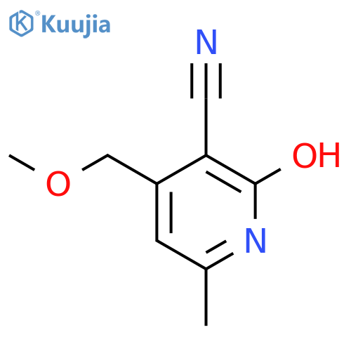 3-Pyridinecarbonitrile,1,2-dihydro-4-(methoxymethyl)-6-methyl-2-oxo- structure