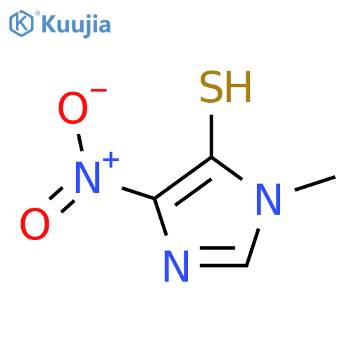 1-Methyl-4-nitro-5-thioimidazole structure