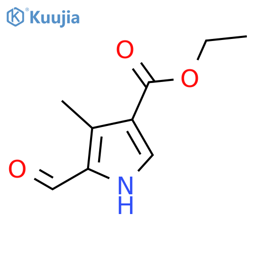 5-formyl-4-methyl-1H-Pyrrole-3-carboxylic acid ethyl ester structure