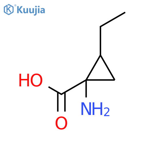 Cyclopropanecarboxylic acid, 1-amino-2-ethyl-, (1S,2S)- structure
