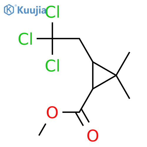 Methyl 2,2-Dimethyl-3-(2,2,2-trichloroethyl)cyclopropane-1-carboxylate-"cis major" structure