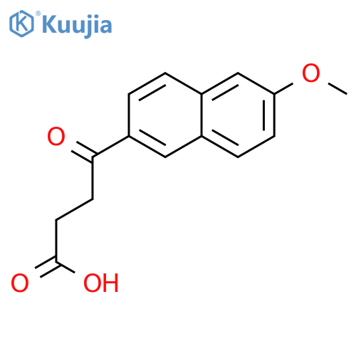 4-(6-methoxynaphthalen-2-yl)-4-oxobutanoic Acid structure
