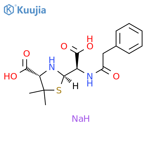 5R,6R-Benzylpenicilloate Disodium Salt structure