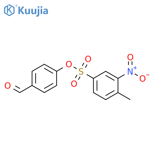 4-Formylphenyl 4-methyl-3-nitrobenzenesulfonate structure