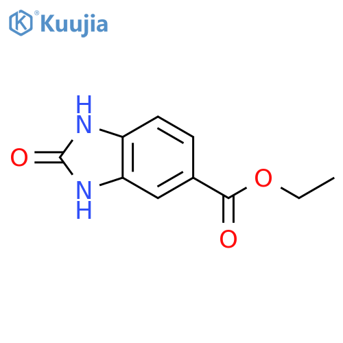 ethyl 2-hydroxy-1H-1,3-benzodiazole-6-carboxylate structure